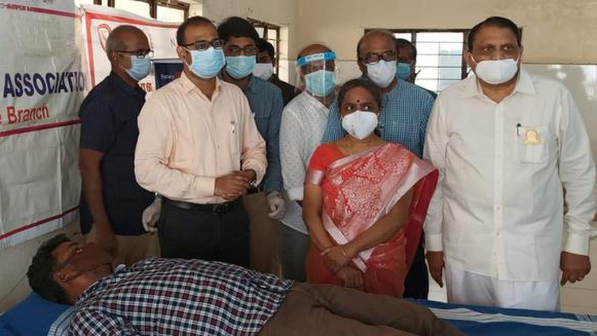 Blood donation drive launched in Coimbatore The Hindu