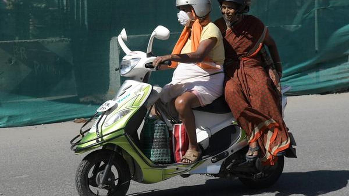 11,000 cases for violation of helmet rule in Erode The Hindu