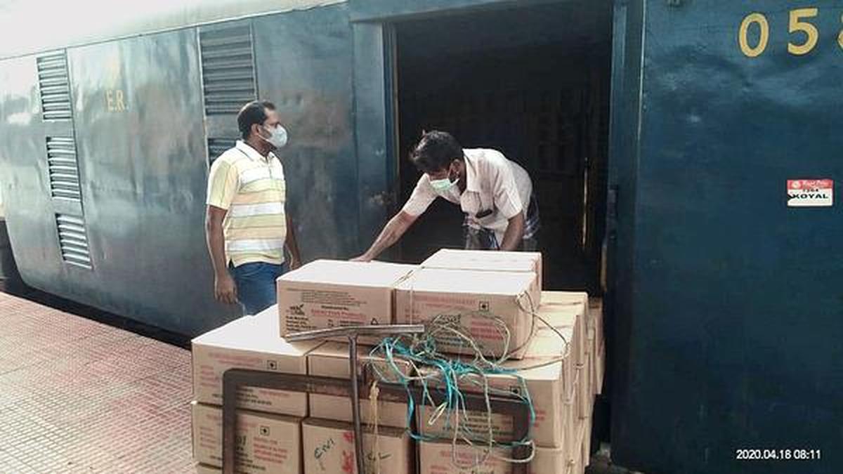 Parcel train services transport nearly 40,000 kg of produce The Hindu