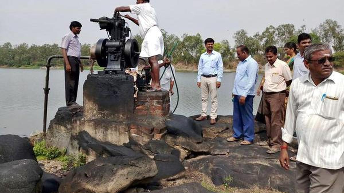 Pumps used for illegal drawal of water from river seized The Hindu