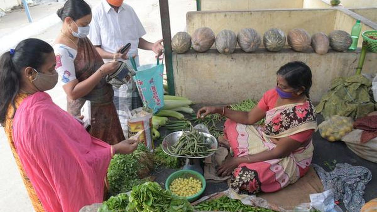 Vegetable price drops at Erode Uzhavar Sandhai The Hindu