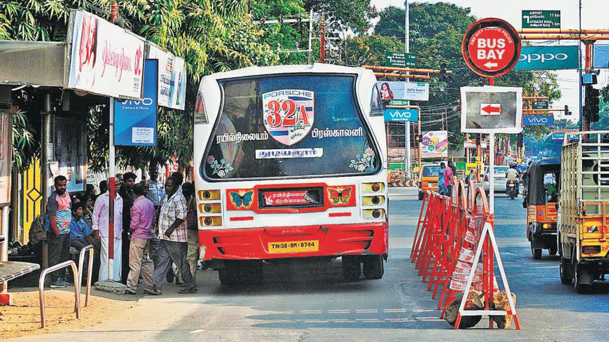 New Bus Bays Introduced In Coimbatore - The Hindu