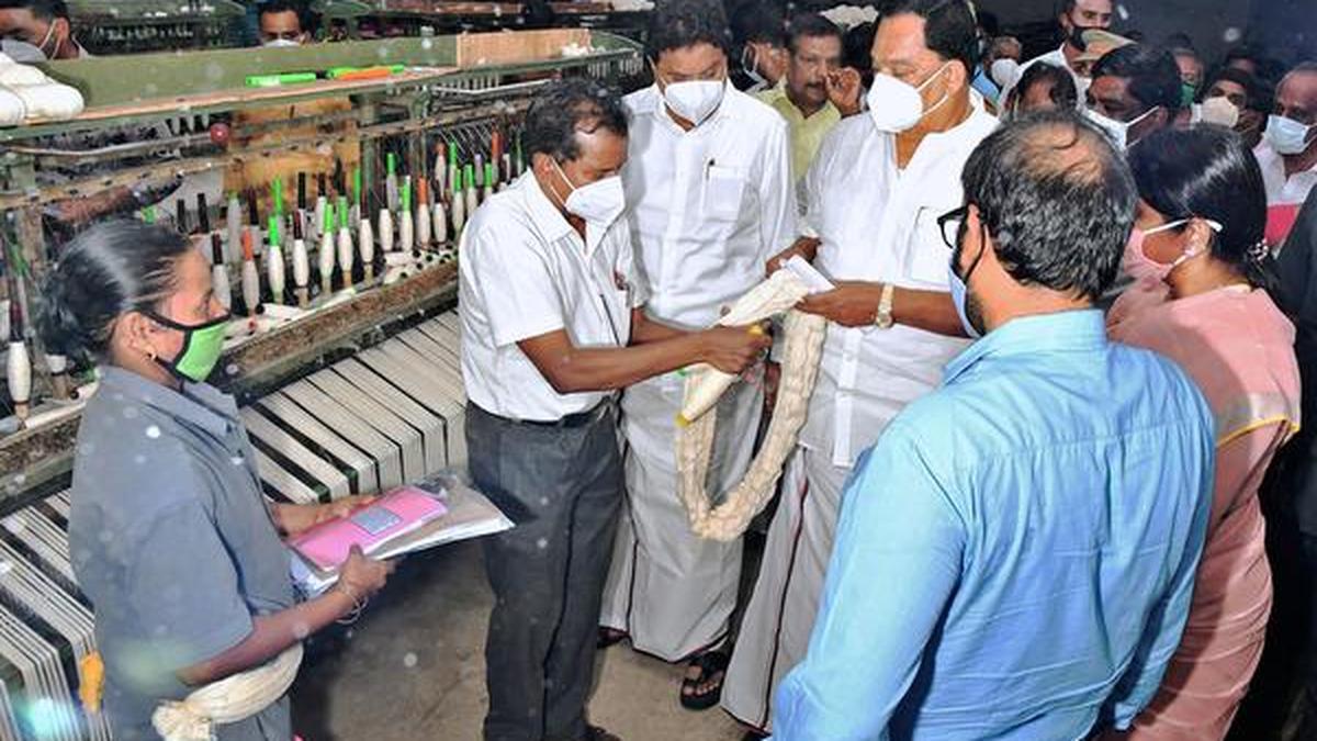 Six Cooperative spinning mills to be upgraded Minister The Hindu