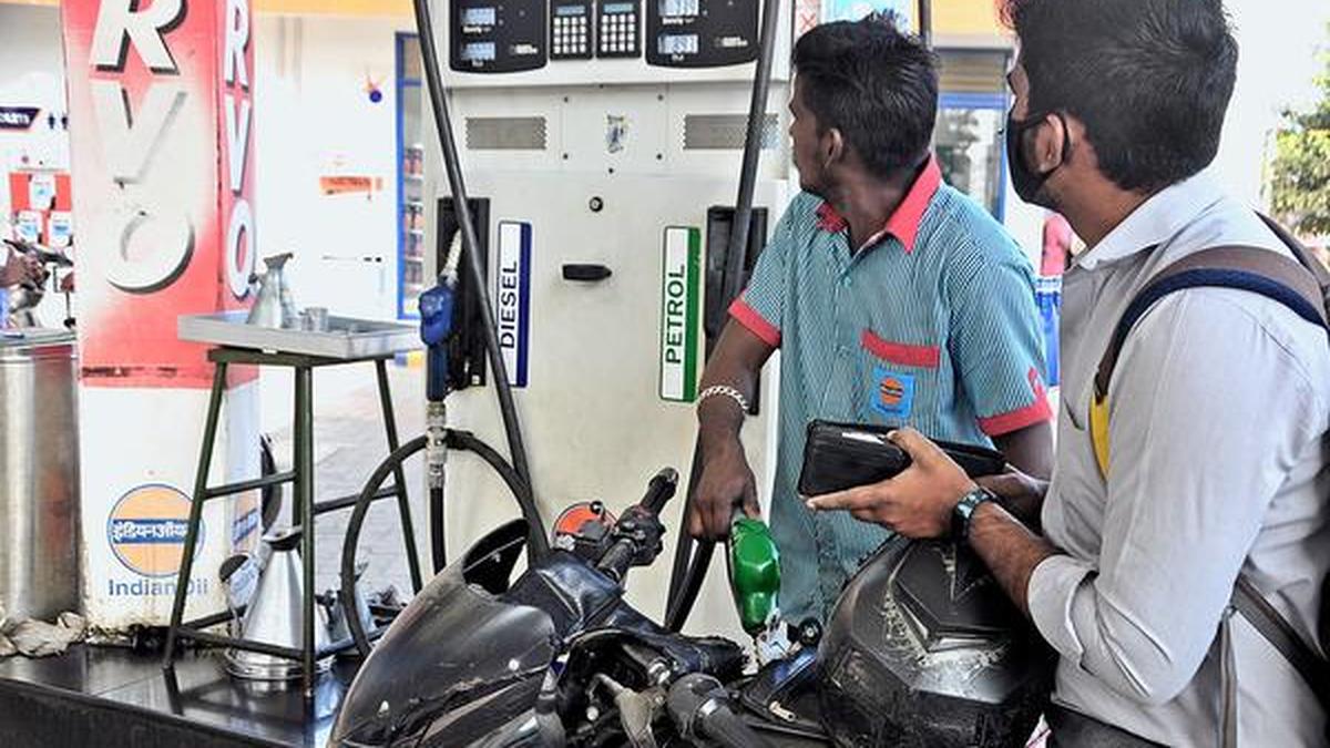 Petrol prices cross ₹100 in 35 districts of Tamil Nadu The Hindu
