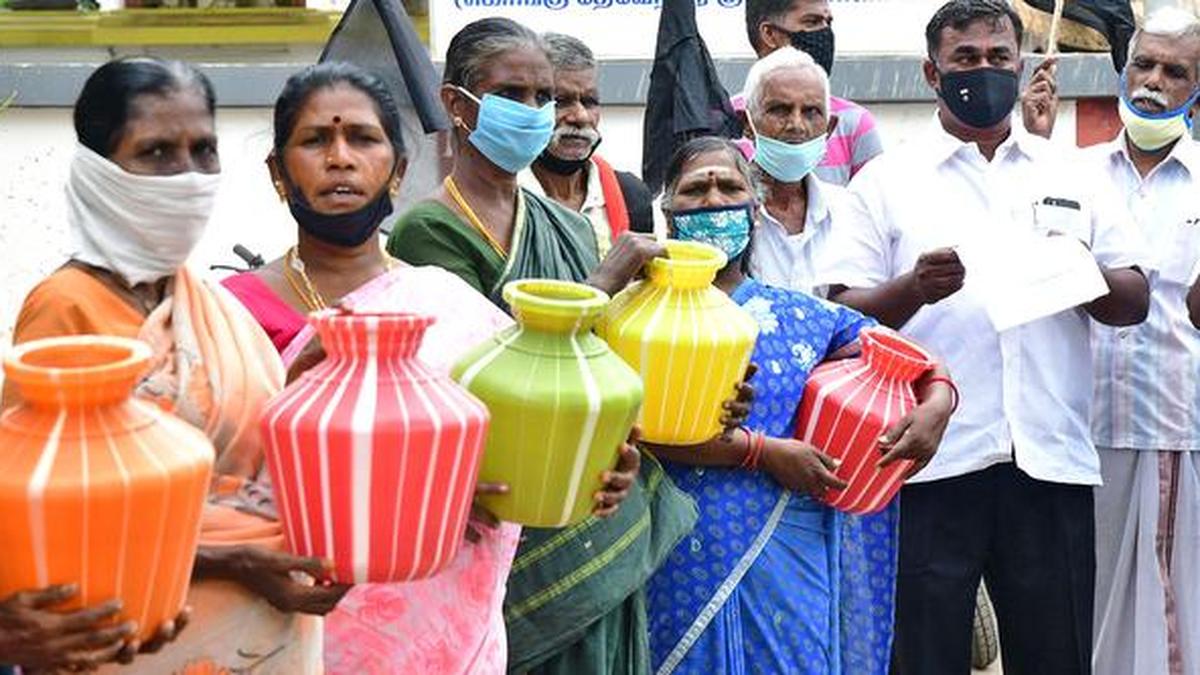 DMK condemns poor water supply in Coimbatore city The Hindu