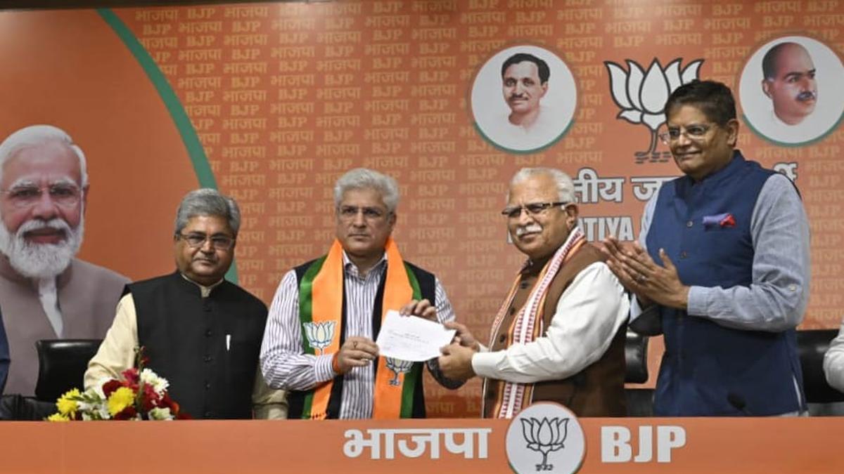 Kailash Gahlot joins BJP, a day after quitting AAP