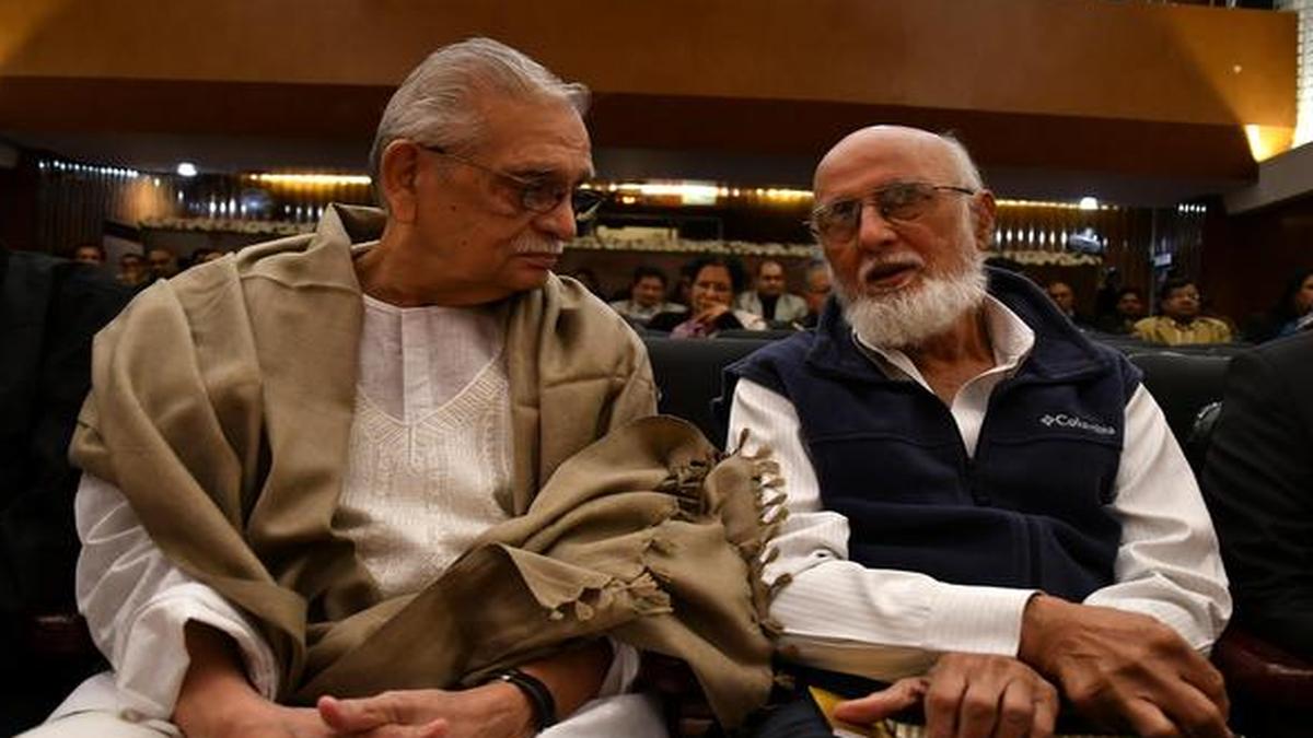 Saraswati Samman presented to poet Sitanshu Yashaschandra The Hindu