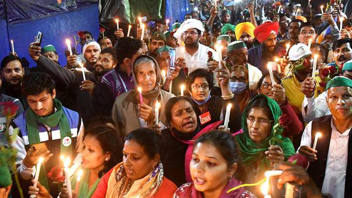 Candle march at border for Pulwama martyrs - The Hindu