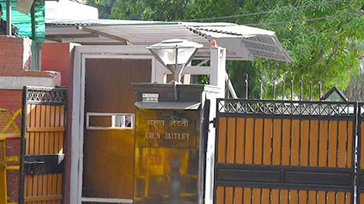 Jaitley moves out of official home The Hindu