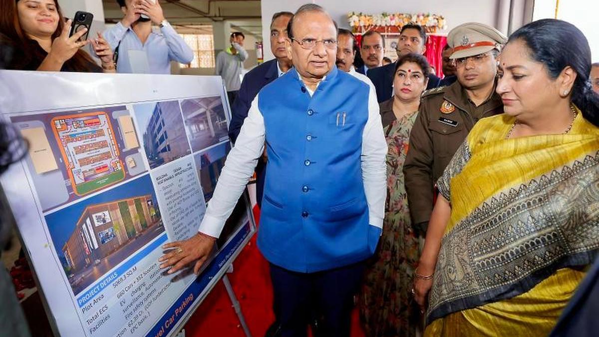 Delhi L-G, CM inaugurate multi-level parking facility in Nehru Place