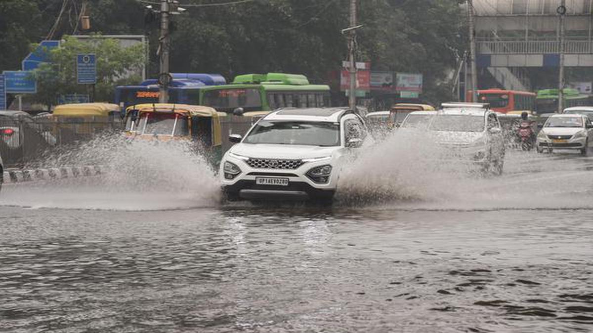 Heavy rains in Delhi leave part of airport, several areas of city waterlogged