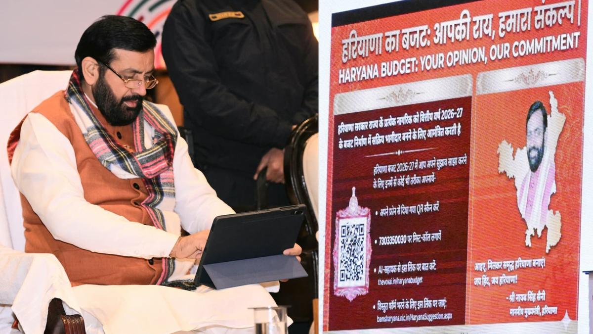 Haryana citizens send 11,000 suggestions to govt.’s AI-based portal for State budget