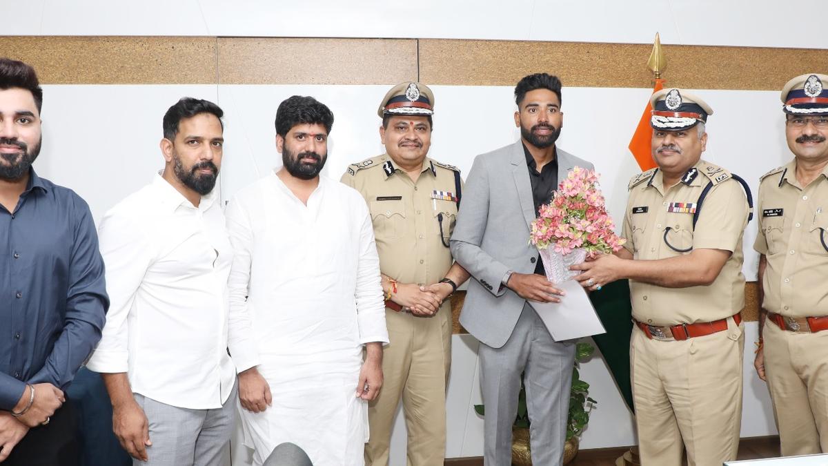 Cricketer Mohammed Siraj inducted as Deputy Superintendent of Police