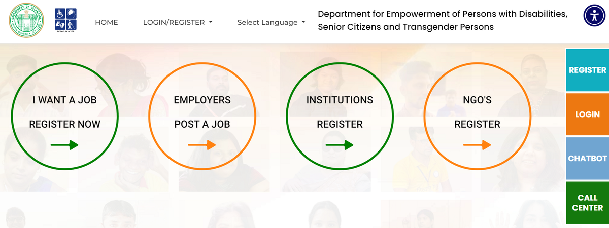 Telangana Government’s job portal for persons with disabilities would match employment opportunities with candidates qualifications.