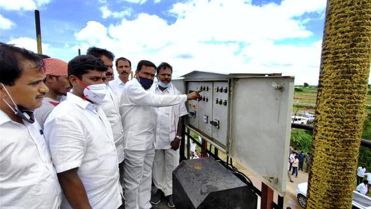 Water released to Kalwakurthy ayacut from Gudipalli reservoir - The Hindu