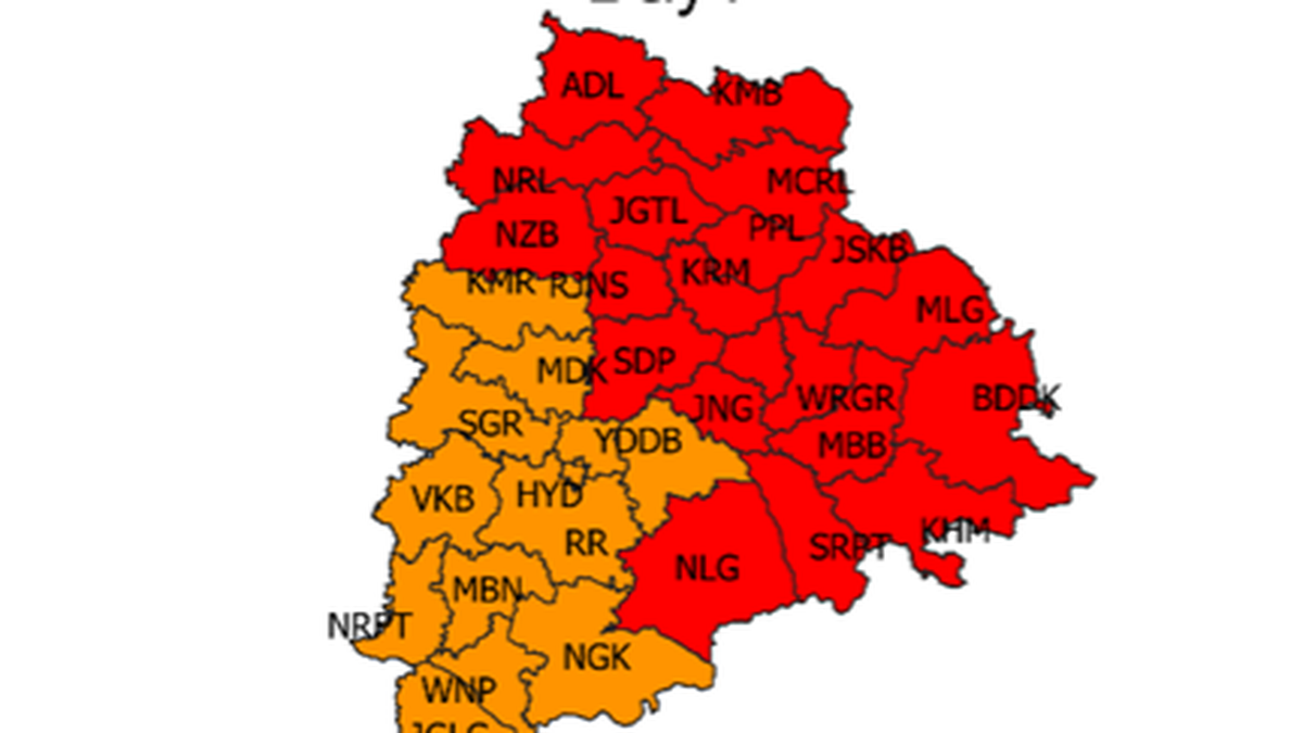 Severe heatwave conditions forecast for multiple Telangana districts