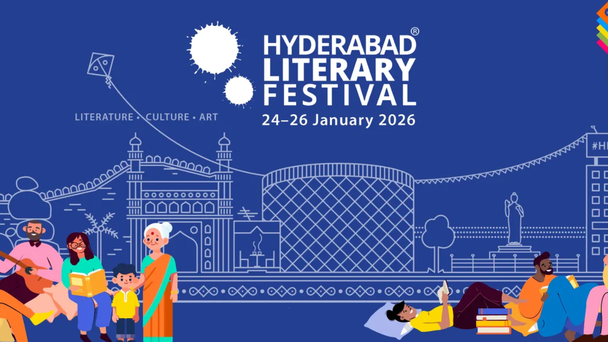 Hyderabad Literary Festival 2026 in Hitec City from January 24 to 26