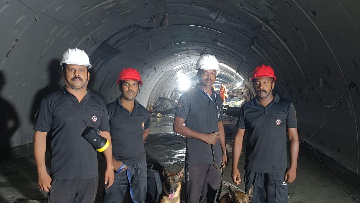 Telangana tunnel rescue day 17 | Two more spots identified by sniffer dogs, GPR being dug up by rescue teams