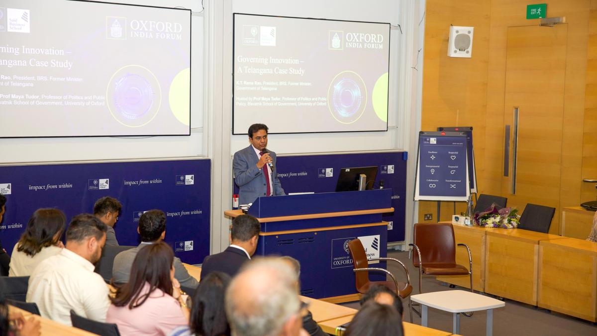 India is the future; Telangana will continue to tell its story: KTR at Oxford University