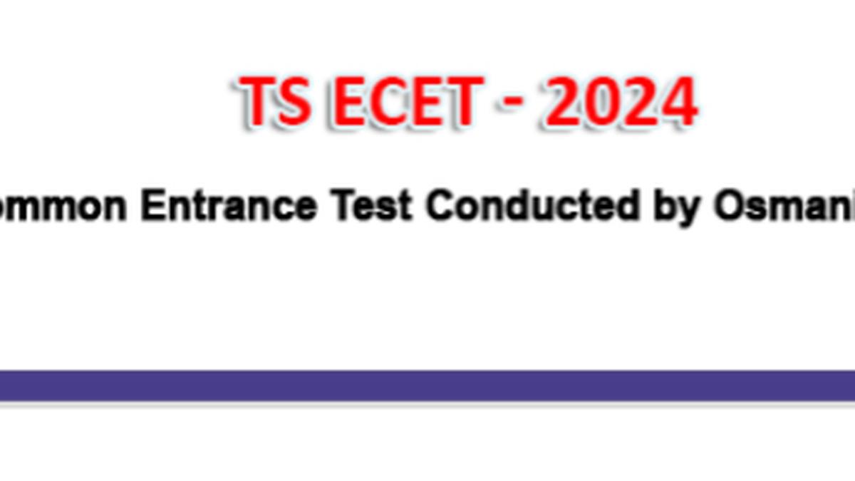 Telangana ECET 2024 results announced, 95.86% qualify