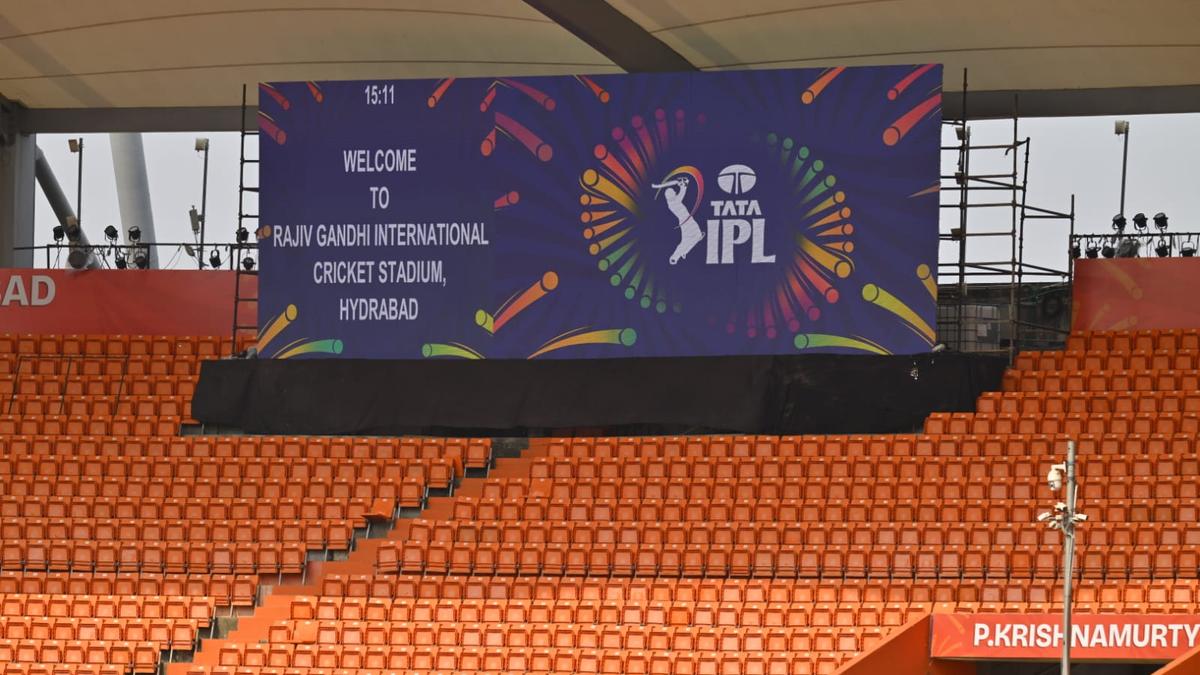 Dates of seven IPL 2026 matches at Hyderabad’s Uppal stadium; first match on April 5