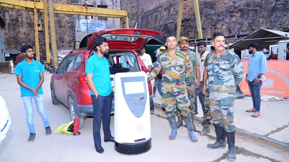 Rescue teams deploy robot to help in digging in Telangana SLBC tunnel on 18th day