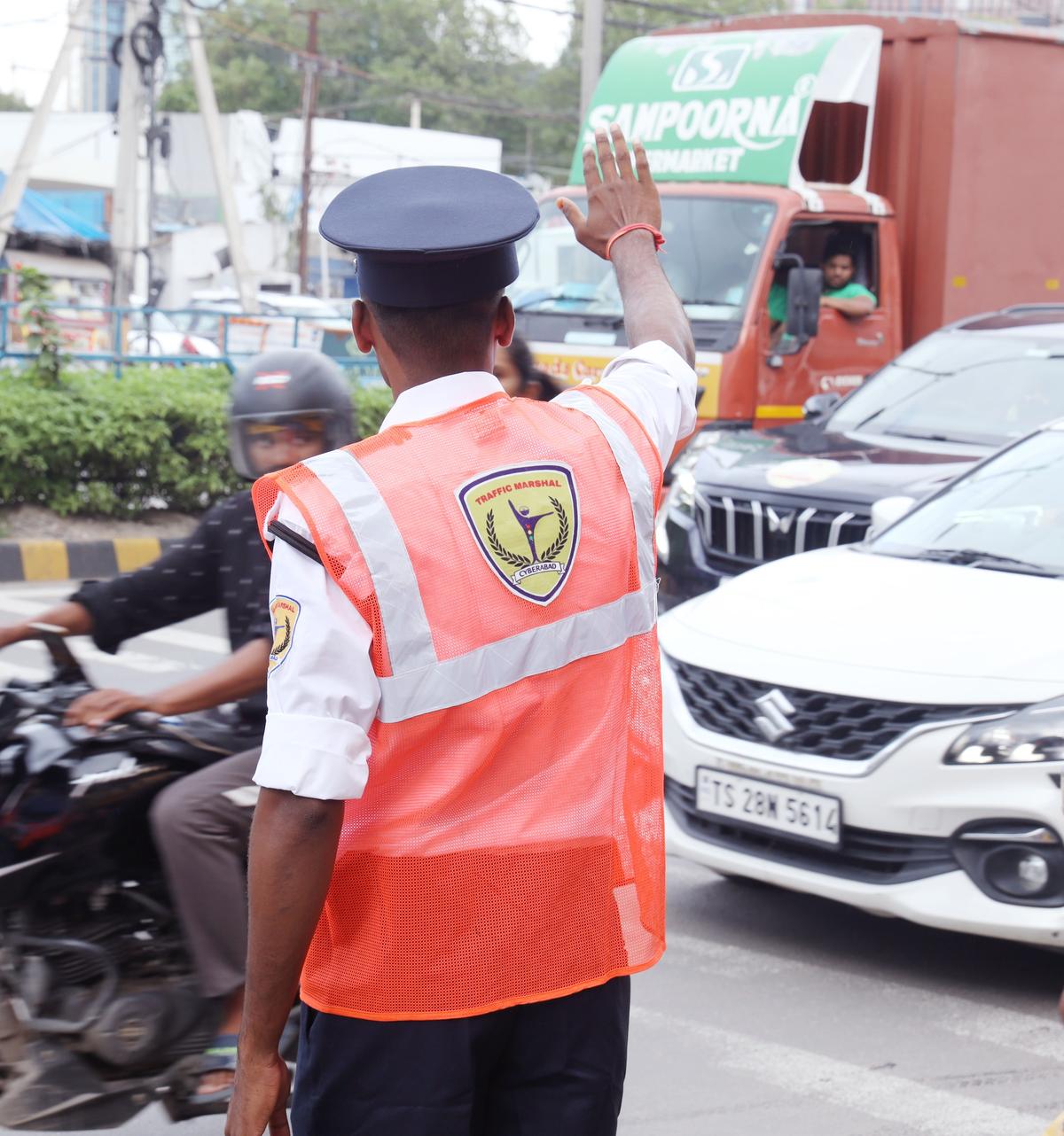 To address traffic issues and ensure smooth flow, traffic marshals were deployed by 
Cyberabad police along with Society of Cyberabad Security Council (SCSC) in the IT Corridor and other parts of Cyberabad.