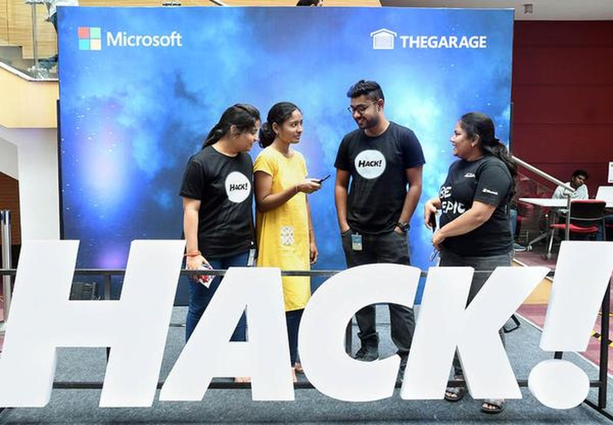 Microsoft annual hackathon sets a new record - The Hindu