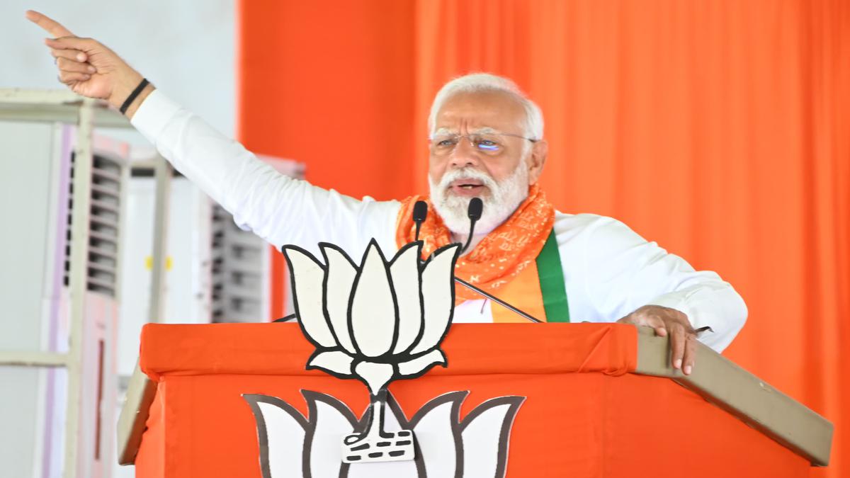 Modi flays Rahul Gandhi over “Shakti” remarks, calls upon people to defeat “anti-Shakti” forces