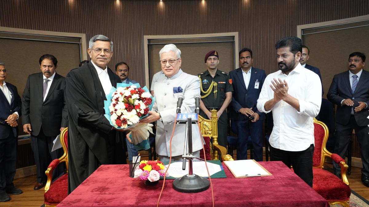 Justice Aparesh Kumar Singh sworn in as Chief Justice of Telangana High Court