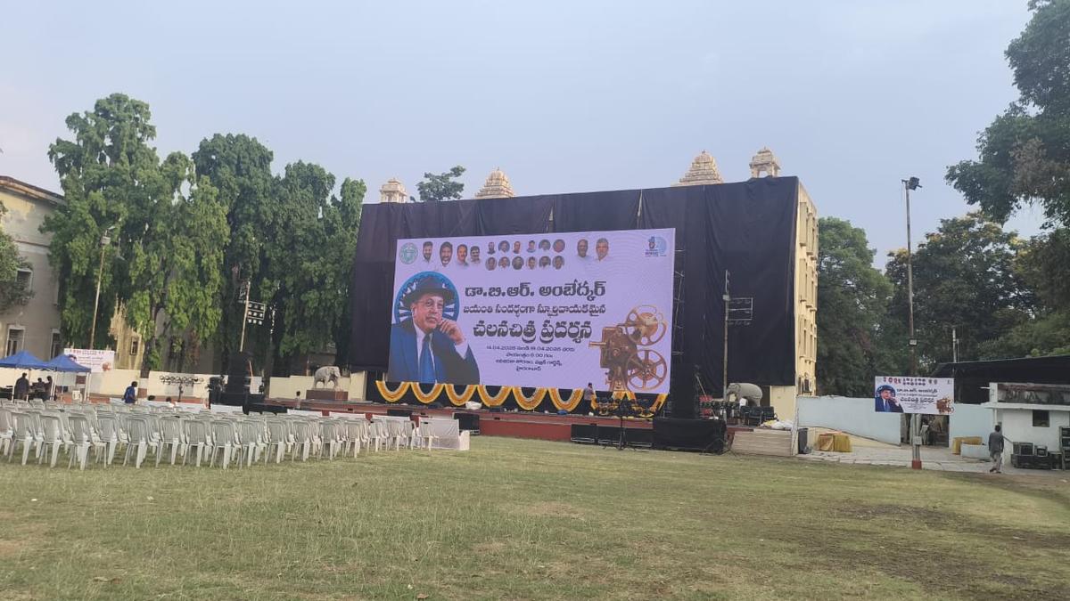Hyderabad | Open air theatre at Lalitha Kala Thoranam comes to life as film screening resumes; everyday at 6 p.m. till April 18