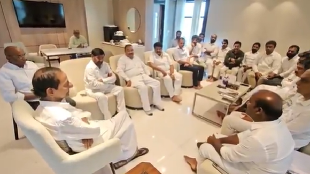 Former Telangana CM KCR discharged from hospital after two days