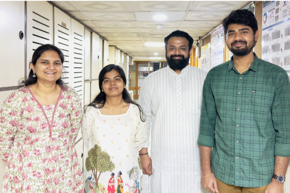 (From left) Siddhi Gupta, Dhrumi Shah, Sriram Varahan and Sudharsan M
