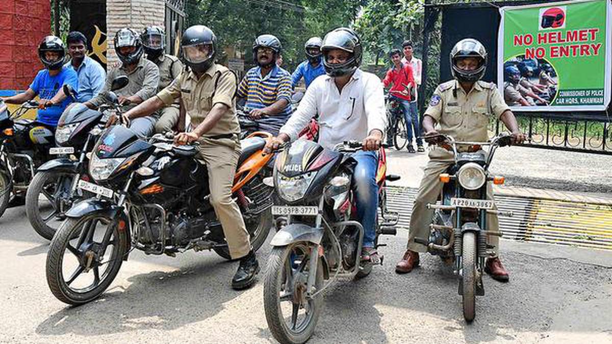 Helmet to be strictly enforced The Hindu