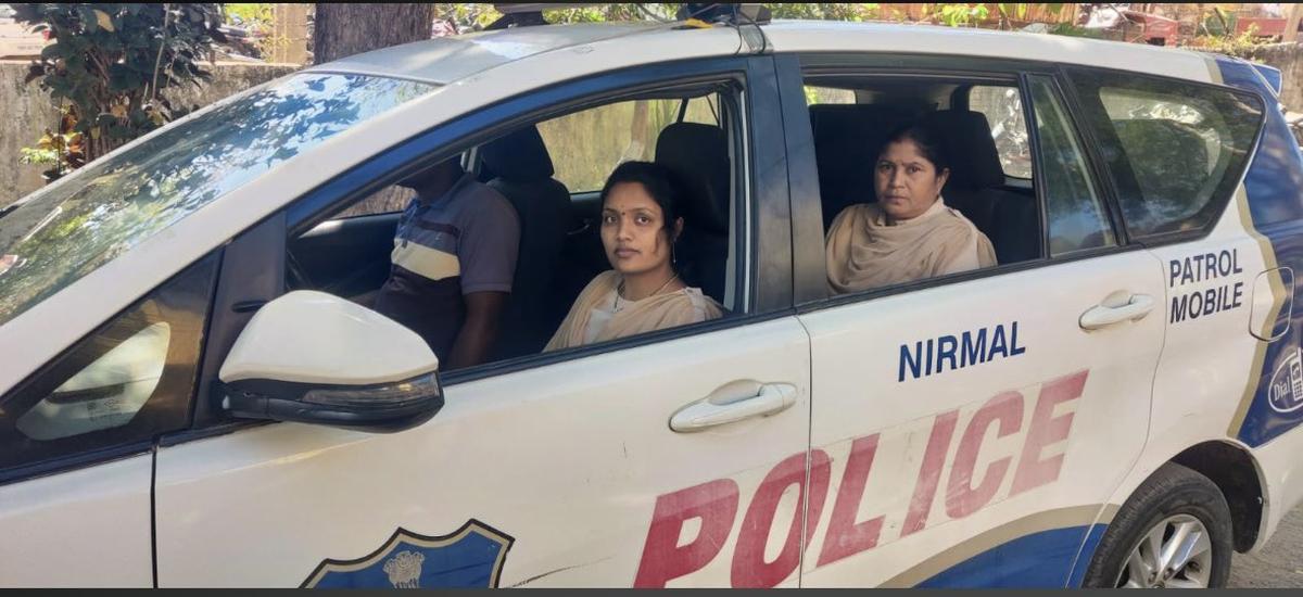 Police women in Nirmal were deployed for patrolling duty