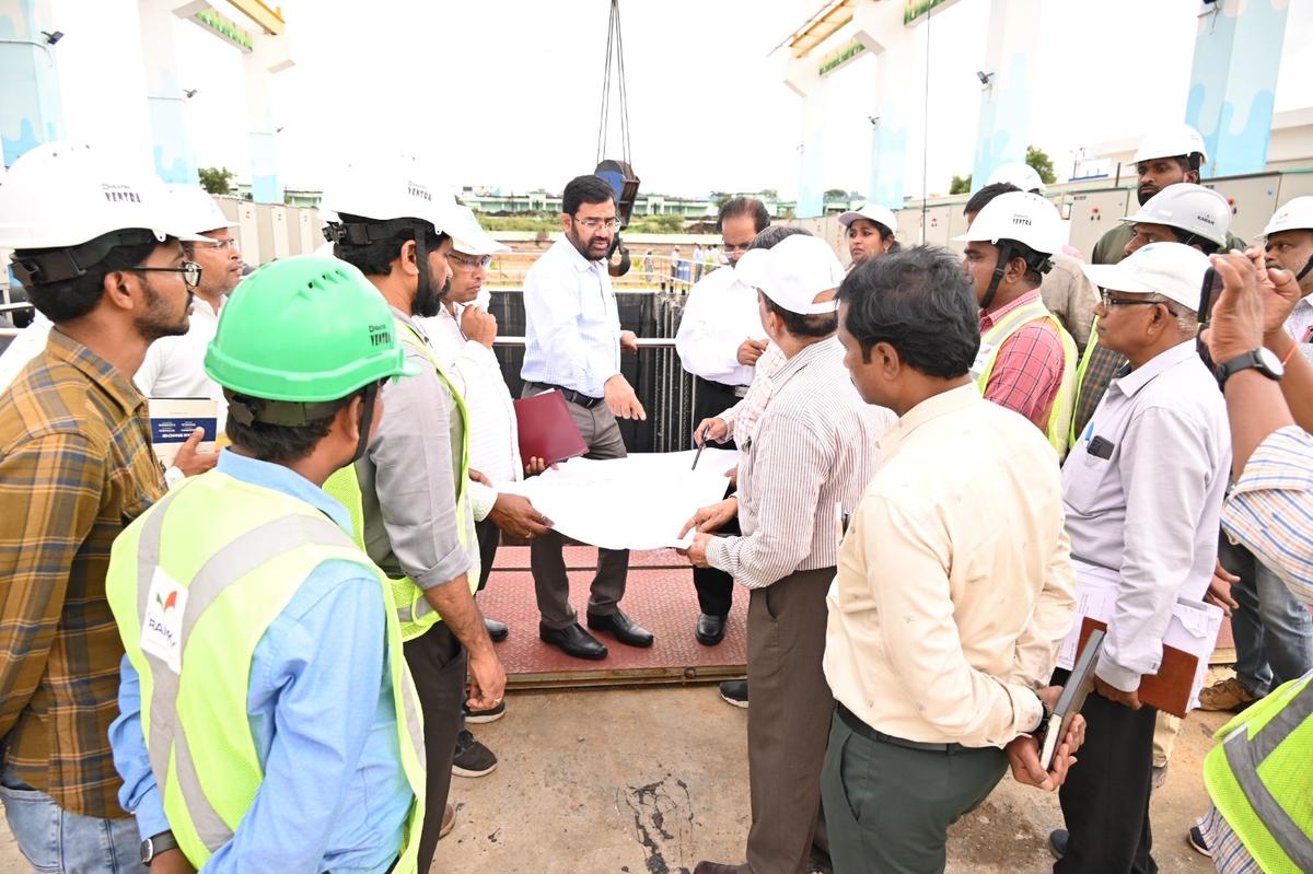 Hyderabad Metropolitan Water Supply & Sewerage Board (HMWSSB) chief K. Ashok Reddy along with senior officials started the trial run of Sewage Treatment Plant (STP) in Nagole, Hyderabad, on July 15, 2024. 