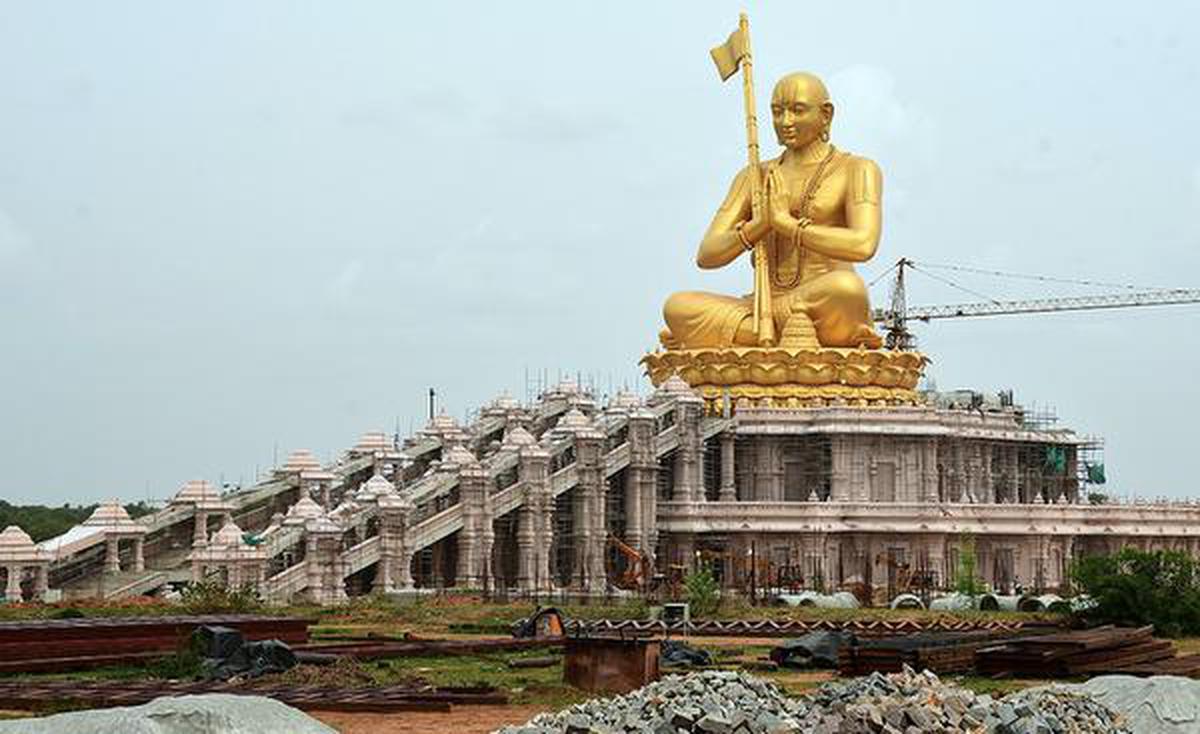 A 216-foot-tall celebration of Ramanuja - The Hindu