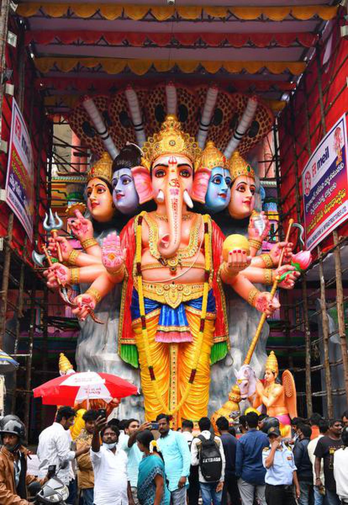 Khairatabad Ganesh idol to be 40foot tall this year The Hindu
