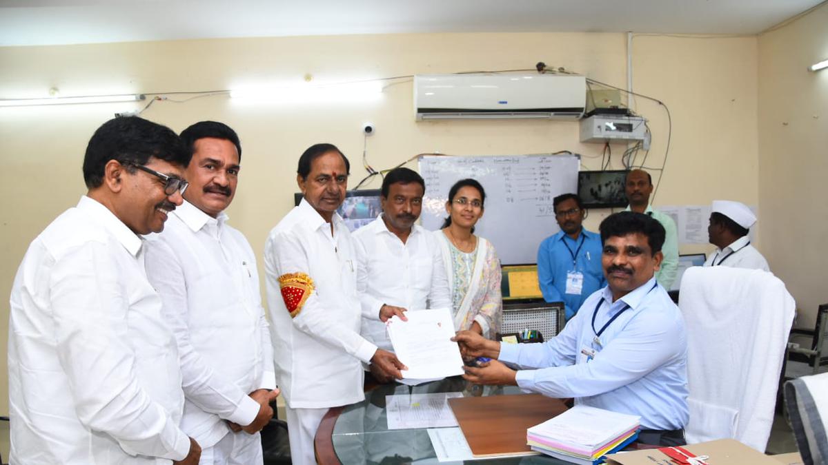 43 candidates file their nominations from Gajwel, one of the constituencies where KCR is contesting the elections 