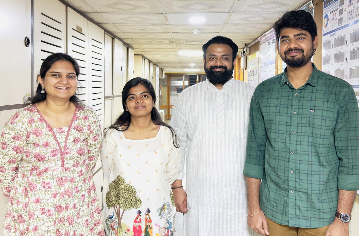 (From left) Siddhi Gupta, Dhrumi Shah, Sriram Varahan and Sudharsan M