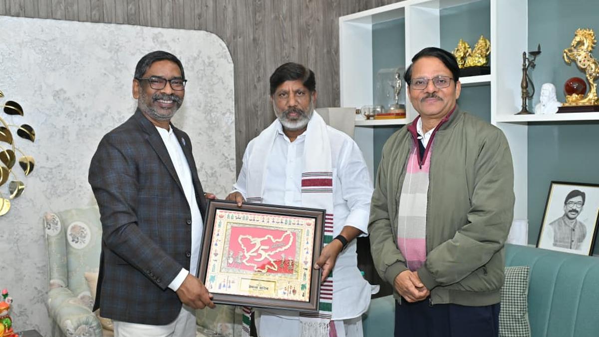 Telangana Deputy CM invites Jharkhand CM to Telangana Rising 2047 Global Summit