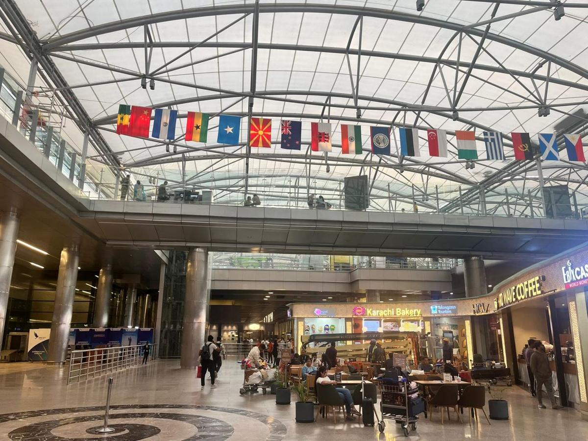 Various arrangements were made at Rajiv Gandhi International Airport (RGIA) in Hyderabad as Miss World 2025 contestants from over 120 countries started to land at the airport