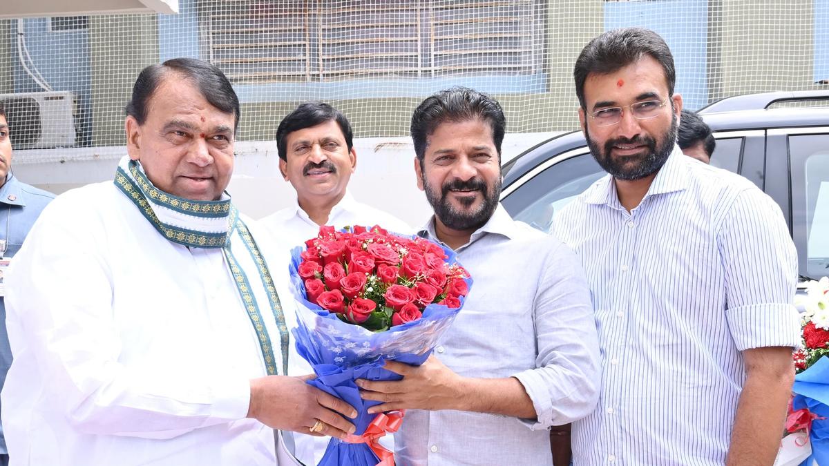 BRS MLA and former Speaker Pocharam Srinivas Reddy defects to Congress