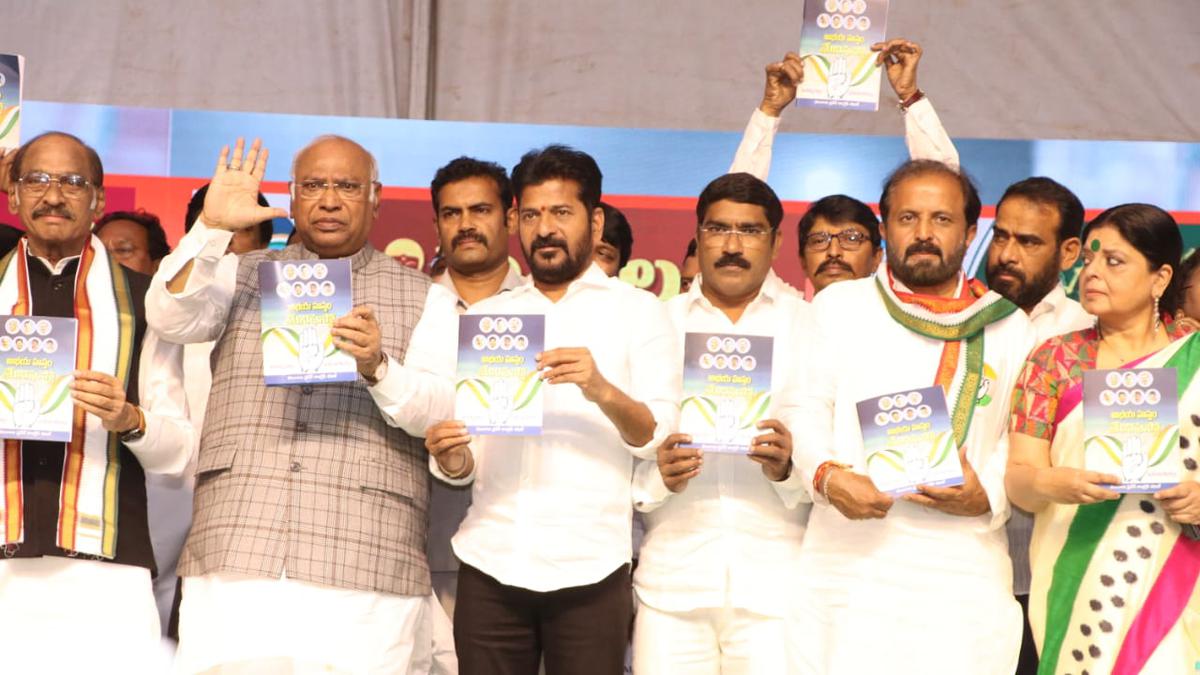 Telangana Congress releases its manifesto, offers sops to every section of the society