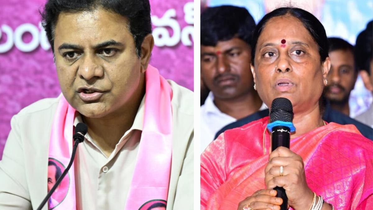 Congress jumps in to diffuse as ‘Surekha-KTR’ battle turns ugly