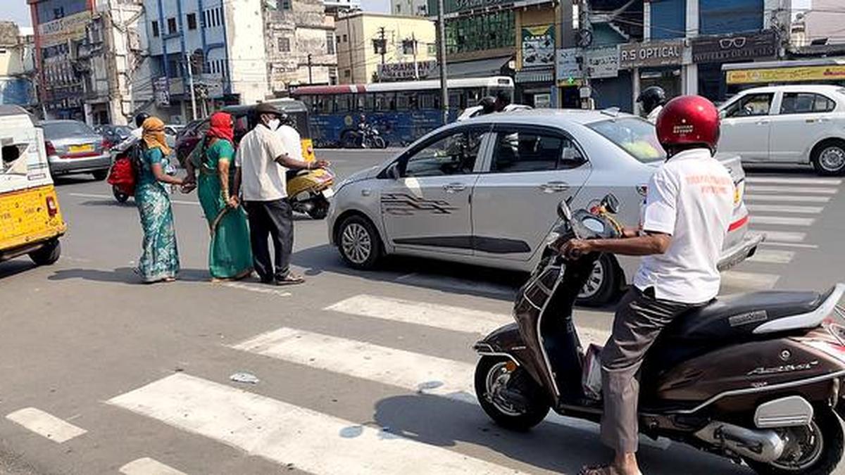 A zebra crossing that serves no purpose The Hindu