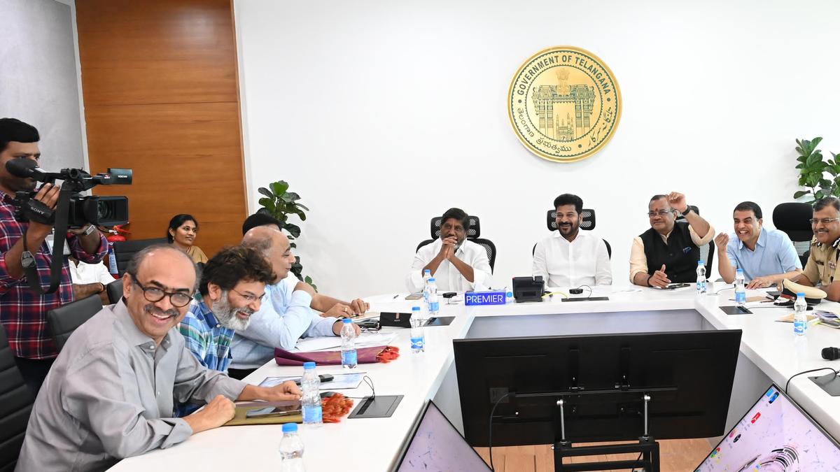 Actors, directors and producers from Telugu film industry meet Telangana CM Revanth Reddy