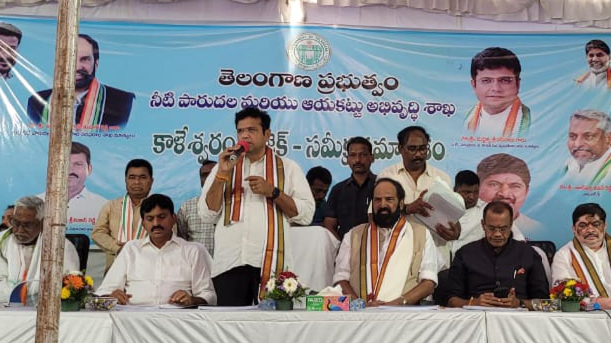 Ministers blame previous BRS Govt. for Kaleshwaram project fiasco
