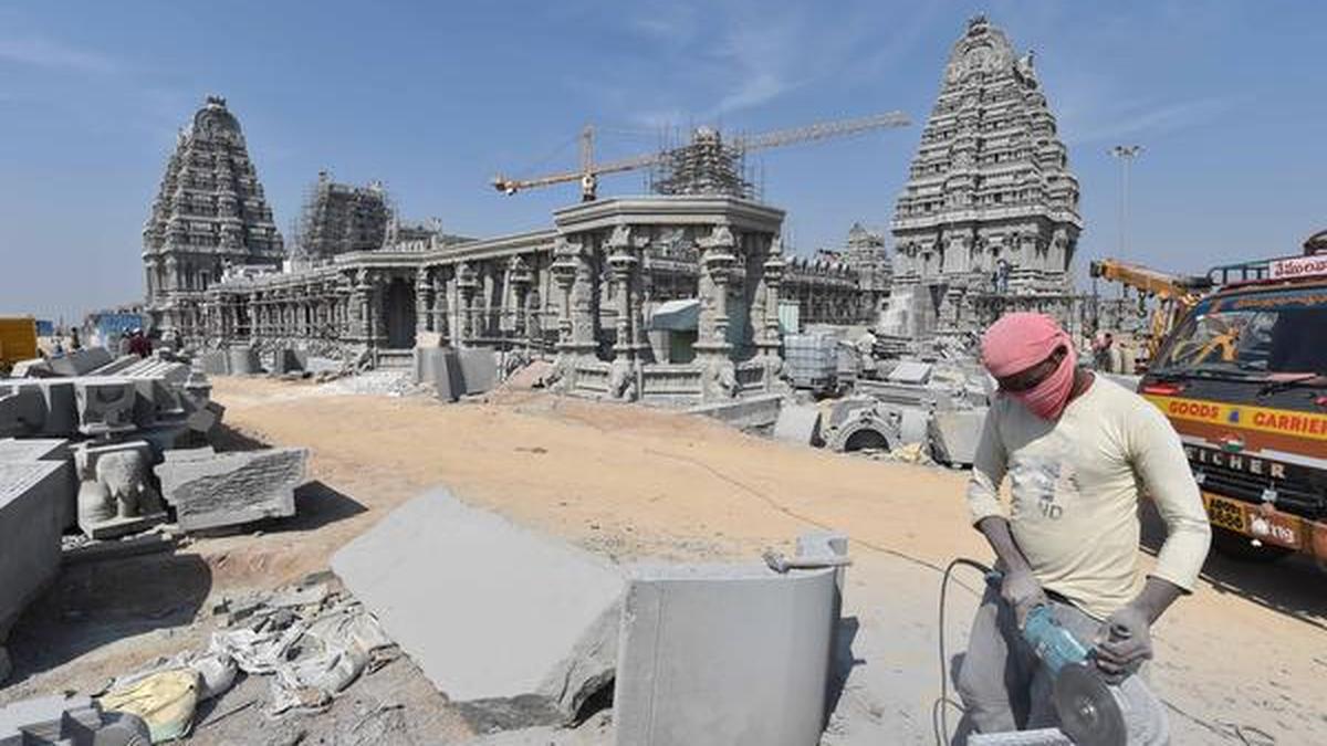 Yadagirigutta Making a temple out of a mountain The Hindu