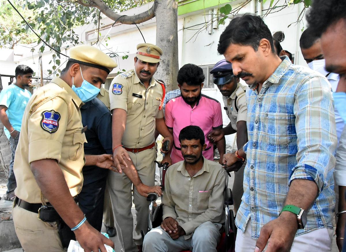 Hirya Naik was shifted to Gandhi Hospital in Hyderabad.